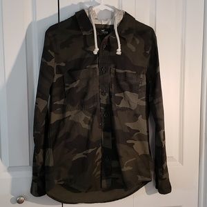 Hollister camo jacket